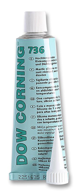 736 DOWSIL RED tube ML.90 pack 5